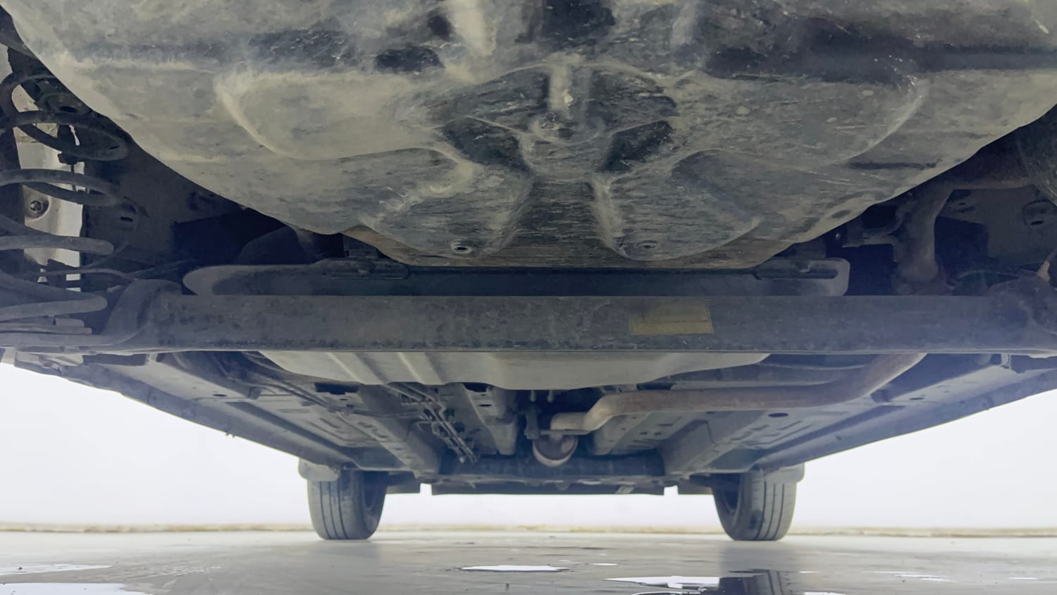 Used 2023 Tata Punch Adventure AMT Petrol Automatic extra REAR UNDERBODY VIEW (TAKEN FROM REAR)