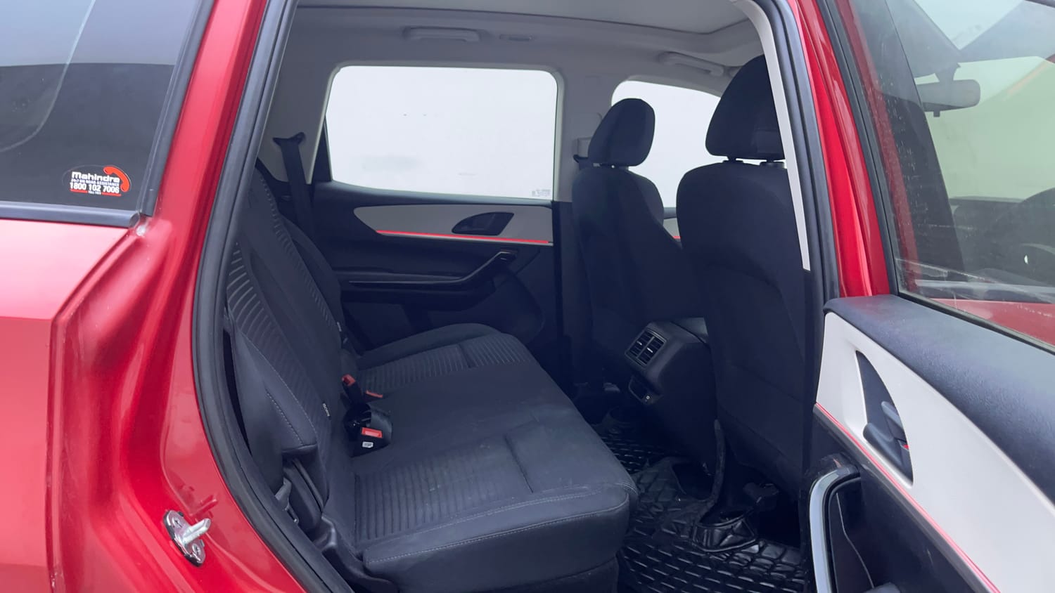 Used 2024 Mahindra XUV700 AX 5 Petrol AT 5 STR Petrol Automatic interior RIGHT SIDE REAR DOOR CABIN VIEW