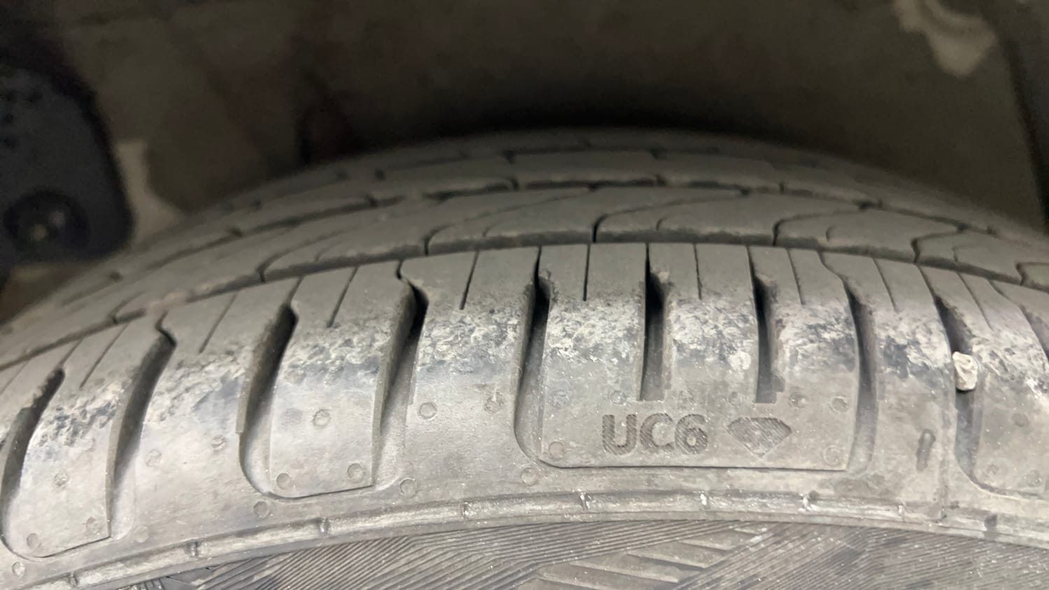 Used 2012 Hyundai Verna Fluidic 1.6 VTVT SX Petrol Manual tyres RIGHT REAR TYRE TREAD VIEW