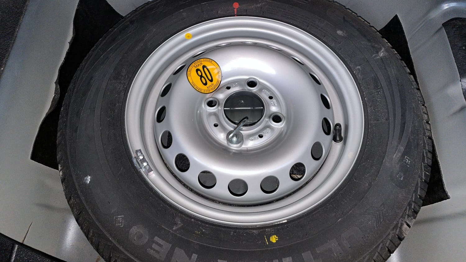 Used 2023 Tata Tigor XZ Plus Petrol Manual tyres SPARE TYRE VIEW