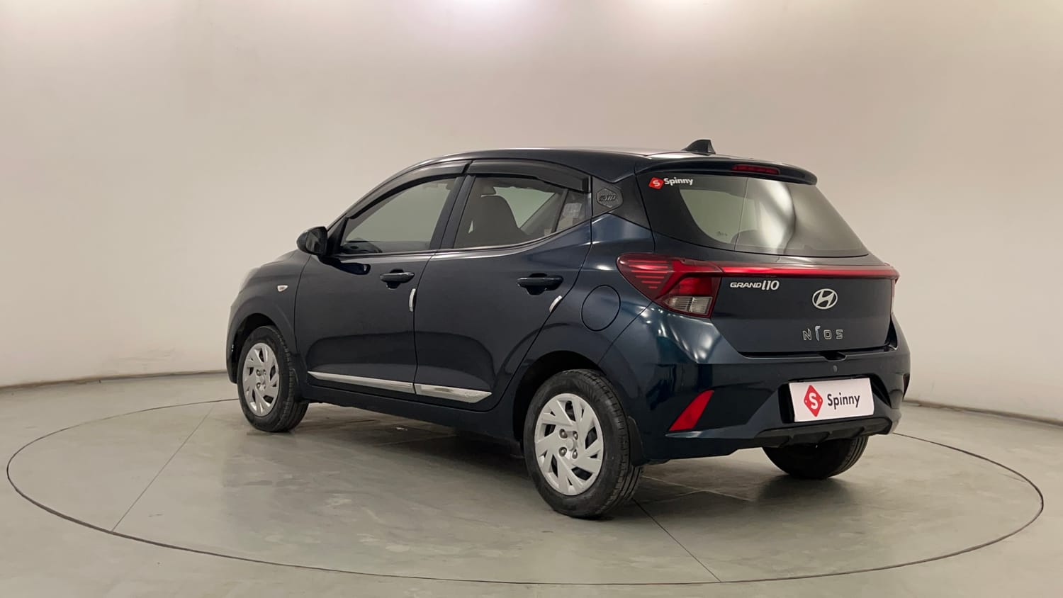 Used 2023 Hyundai Grand i10 Nios Magna 1.2 Kappa VTVT Petrol Manual exterior LEFT REAR CORNER VIEW