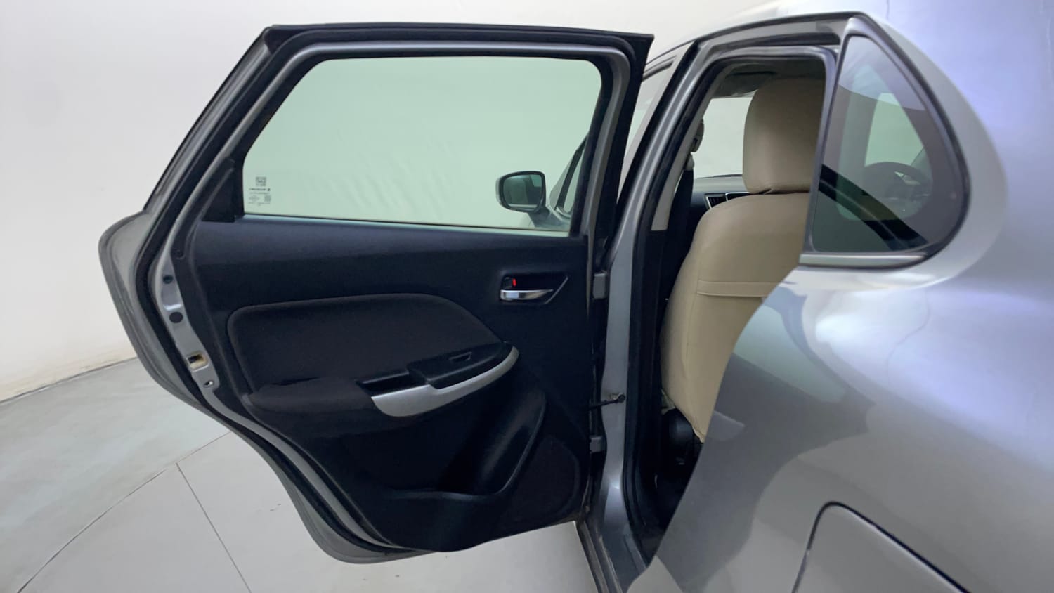 Used 2018 Maruti Suzuki Baleno Alpha 1.2 AT Petrol Automatic interior LEFT REAR DOOR OPEN VIEW