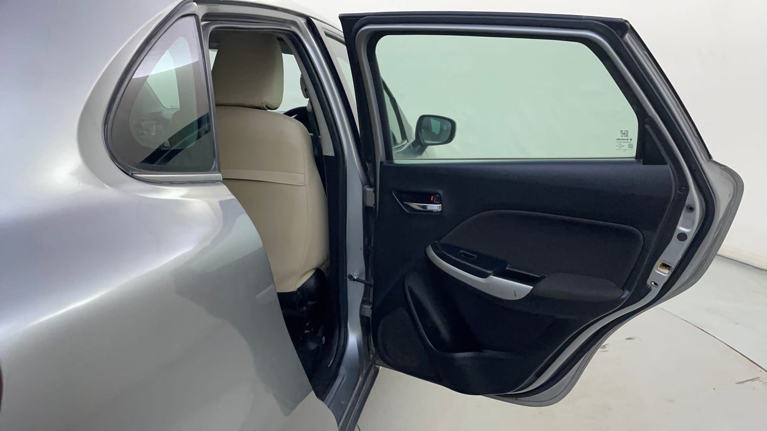 Used 2018 Maruti Suzuki Baleno Alpha 1.2 AT Petrol Automatic interior RIGHT REAR DOOR OPEN VIEW