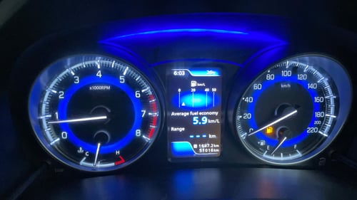 Used 2019 Maruti Suzuki Baleno Zeta Petrol Manual interior CLUSTERMETER VIEW