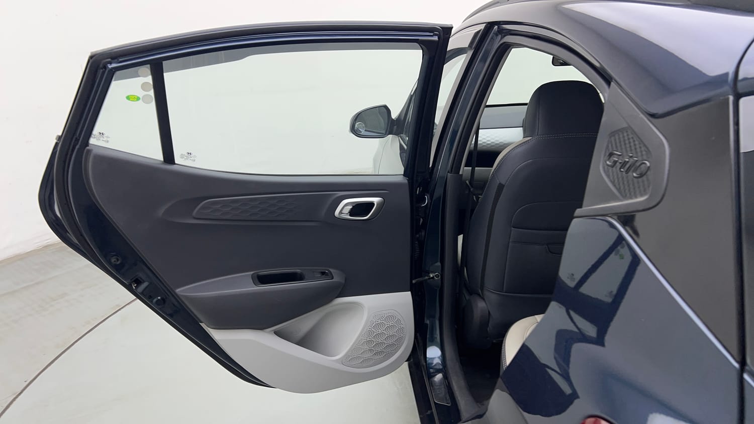 Used 2025 Hyundai Grand i10 Nios Sportz (O) 1.2 Kappa VTVT Petrol Manual interior LEFT REAR DOOR OPEN VIEW