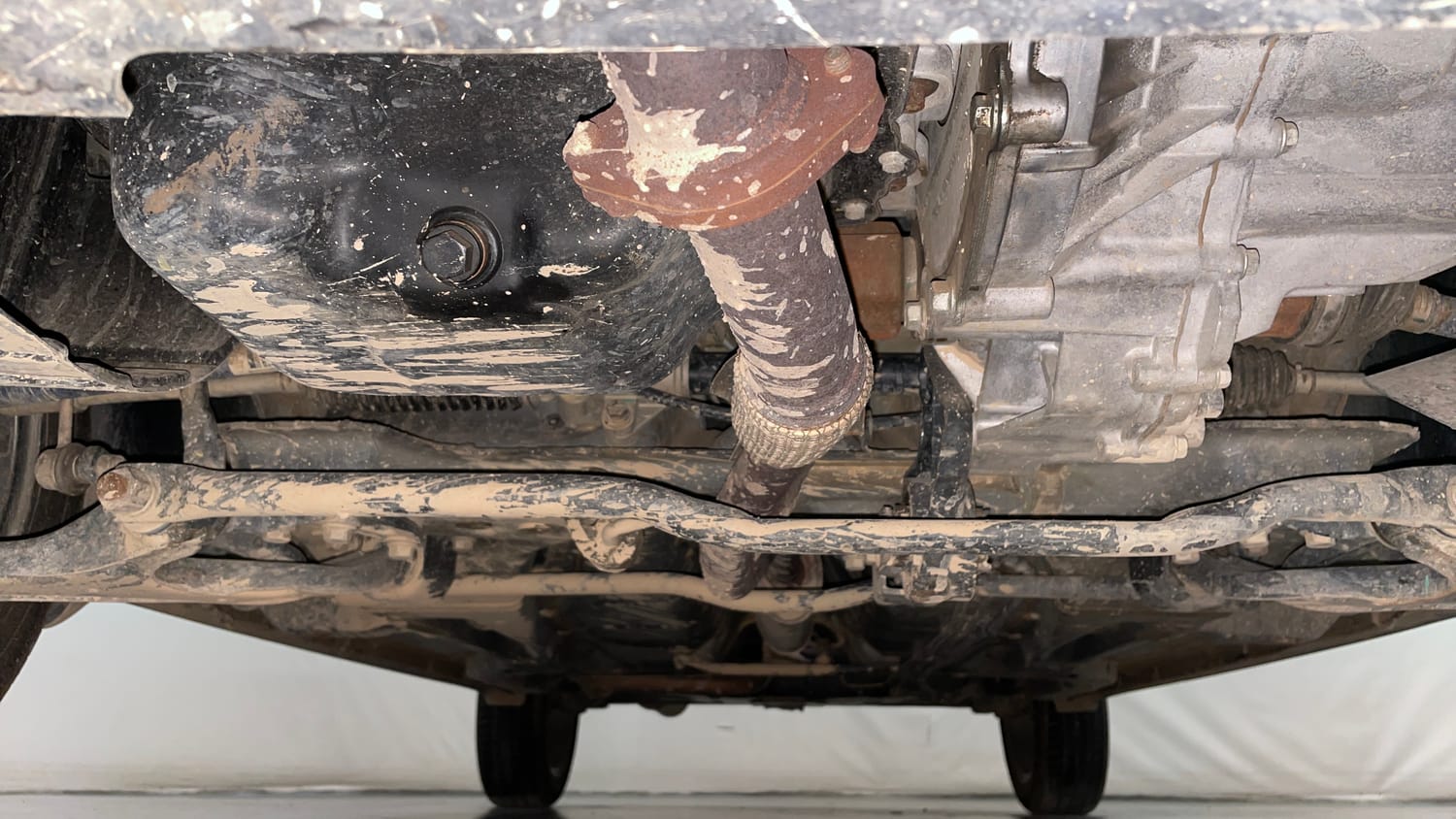 Used 2023 Tata Tigor XZ Plus Petrol Manual extra FRONT LEFT UNDERBODY VIEW