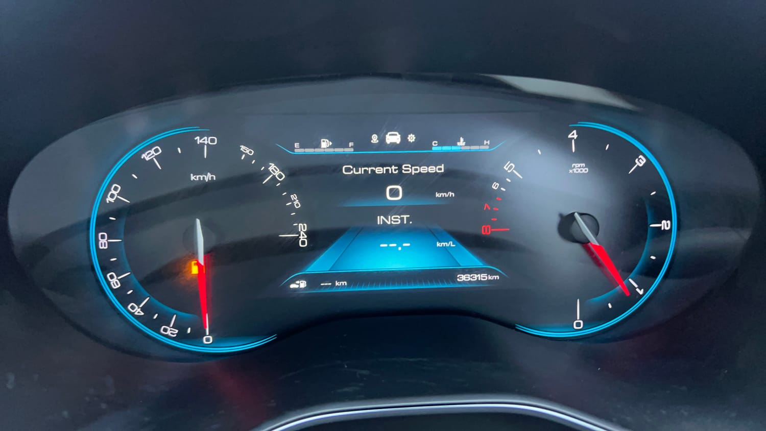 Used 2019 MG Motors Hector Sharp Hybrid 1.5 Petrol Hybrid Manual interior CLUSTERMETER VIEW