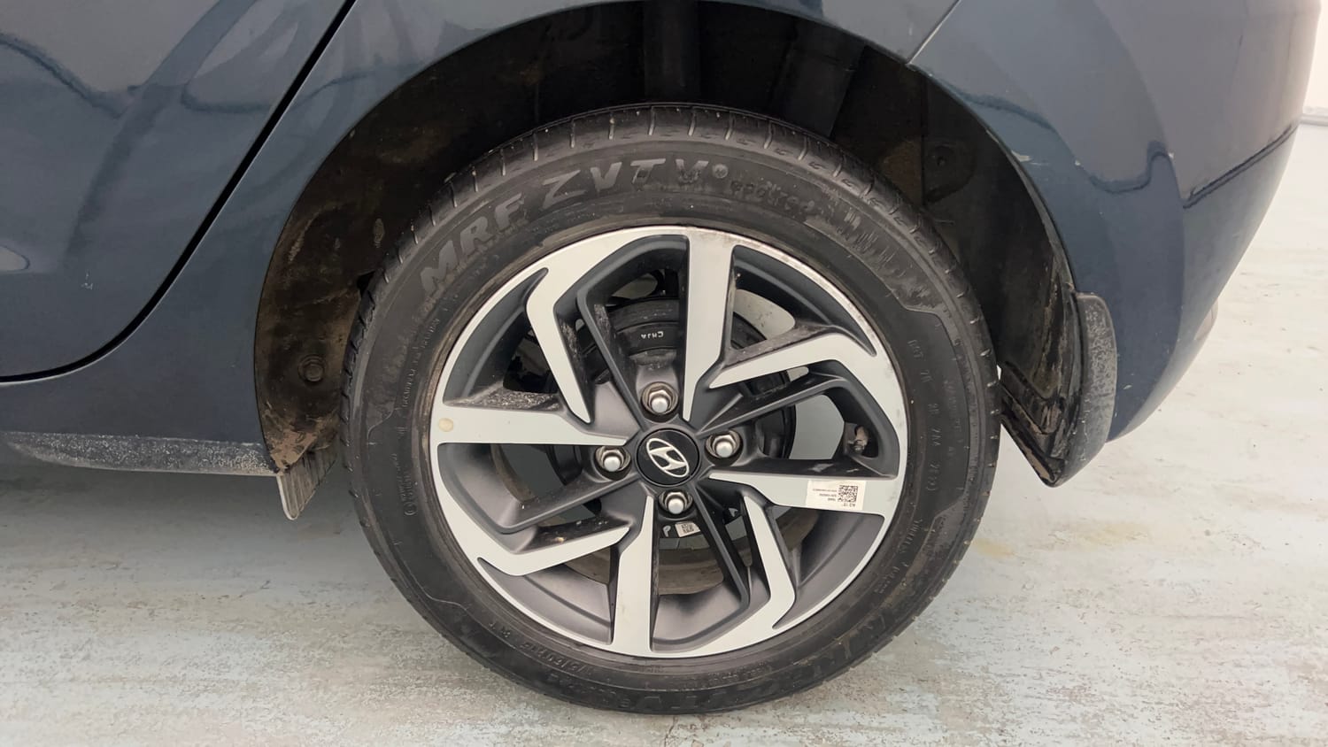 Used 2022 Hyundai Grand i10 Nios Asta 1.2 Kappa VTVT Petrol Manual tyres LEFT REAR TYRE RIM VIEW