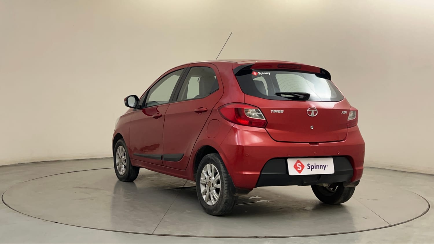 Used 2018 Tata Tiago Revotron XZA Petrol Automatic exterior LEFT REAR CORNER VIEW
