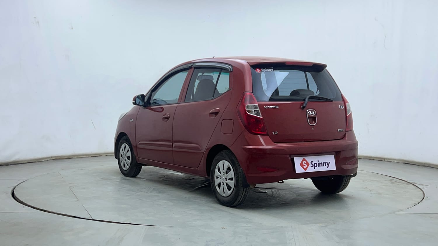Used 2012 Hyundai i10 Sportz 1.2 Kappa2 Petrol Manual exterior LEFT REAR CORNER VIEW