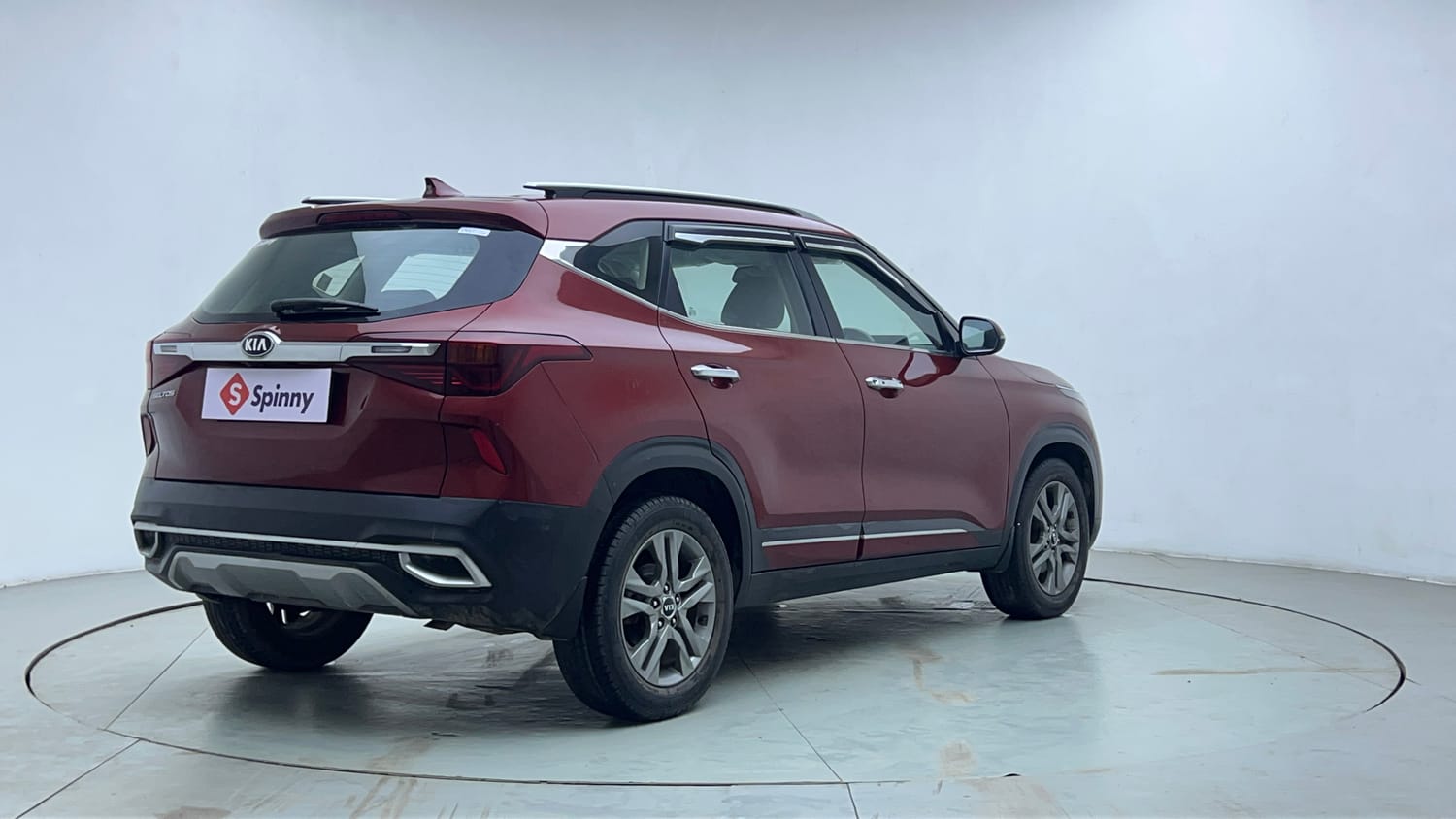 Used 2020 Kia Seltos HTX IVT 1.5 Petrol Automatic exterior RIGHT REAR CORNER VIEW