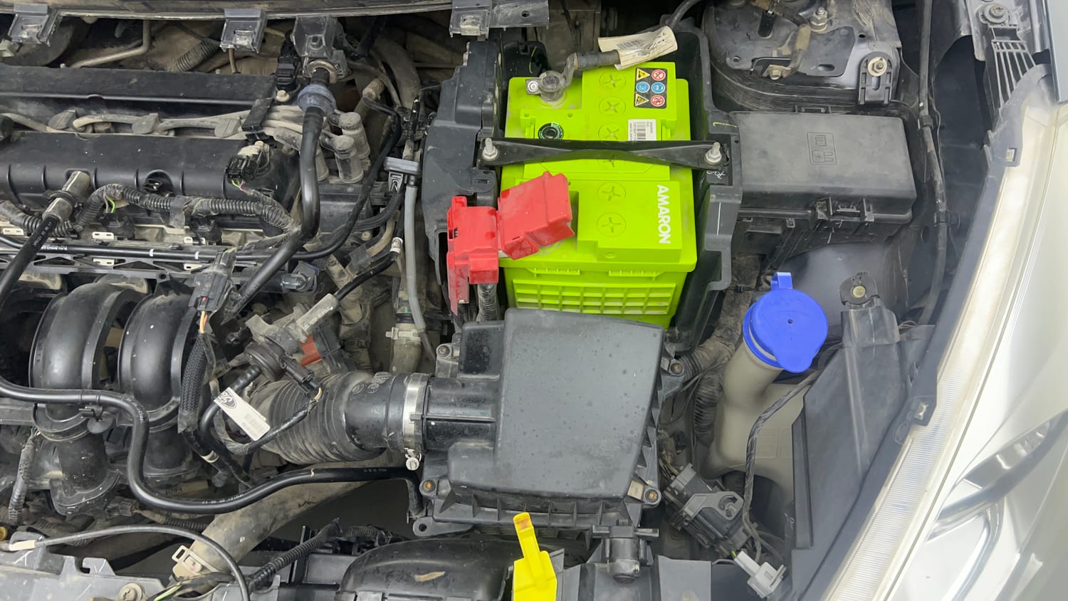 Used 2018 Ford Figo Aspire Titanium 1.2 Ti-VCT Petrol Manual engine ENGINE LEFT SIDE VIEW