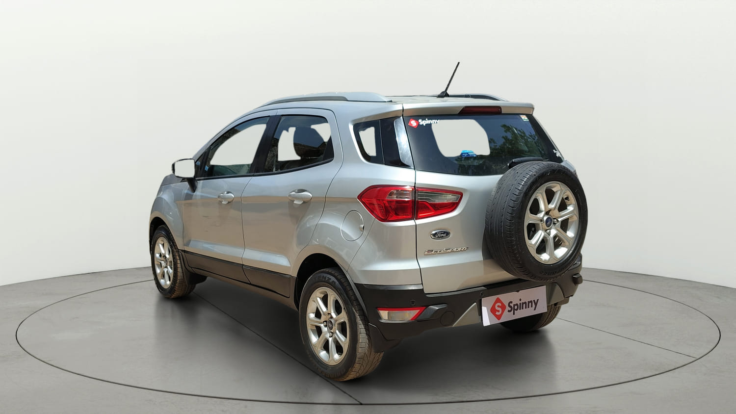 Used 2019 Ford EcoSport Titanium + 1.5L Ti-VCT AT Petrol Automatic exterior LEFT REAR CORNER VIEW