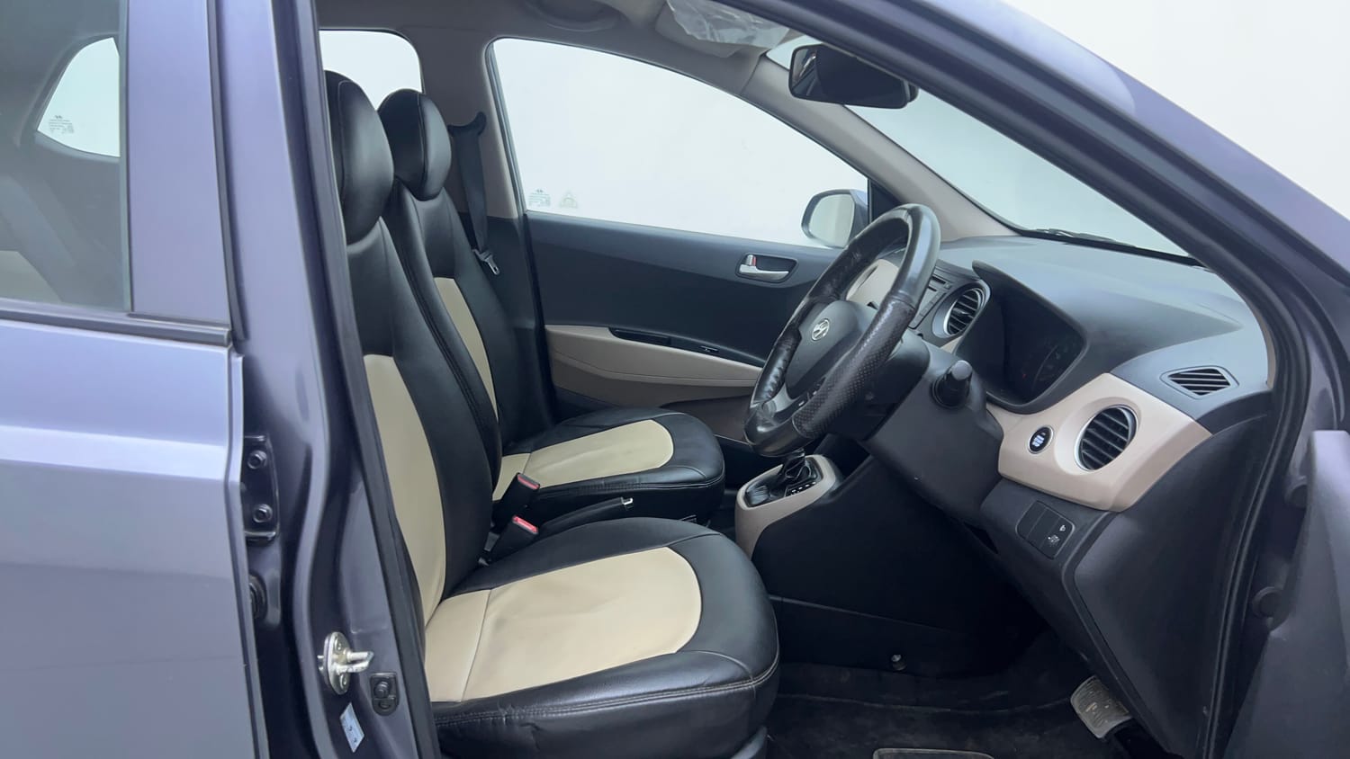 Used 2014 Hyundai Grand i10 Sportz AT 1.2 Kappa VTVT Petrol Automatic interior RIGHT SIDE FRONT DOOR CABIN VIEW