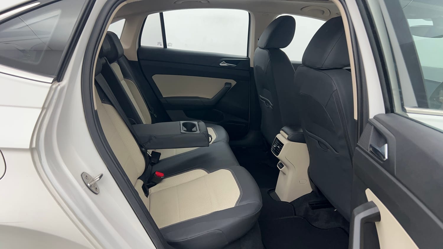 Used 2022 Skoda Slavia Style 1.0L TSI MT Petrol Manual interior RIGHT SIDE REAR DOOR CABIN VIEW