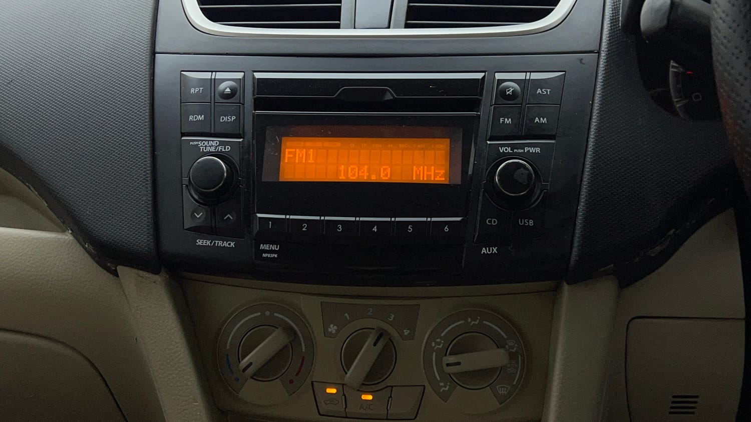 Used 2016 Maruti Suzuki Swift Dzire VXI Petrol + CNG (Outside Fitted) Cng Manual top_features Integrated (in-dash) music system
