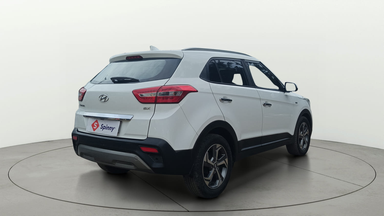 Used 2019 Hyundai Creta SX 1.6 AT CRDi Diesel Automatic exterior RIGHT REAR CORNER VIEW