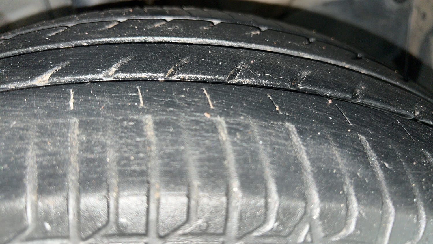 Used 2018 Honda City V Petrol Petrol Manual tyres RIGHT FRONT TYRE TREAD VIEW