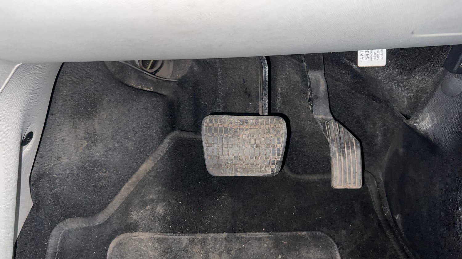Used 2022 Tata Nexon XZA Plus (Premium) Petrol Automatic interior PEDALS VIEW