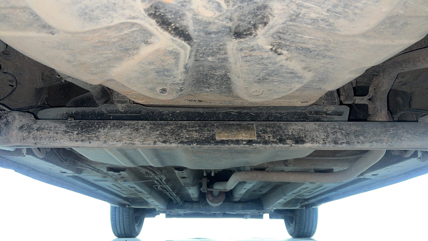 Used 2022 Tata Punch Pure MT Petrol Manual extra REAR UNDERBODY VIEW (TAKEN FROM REAR)