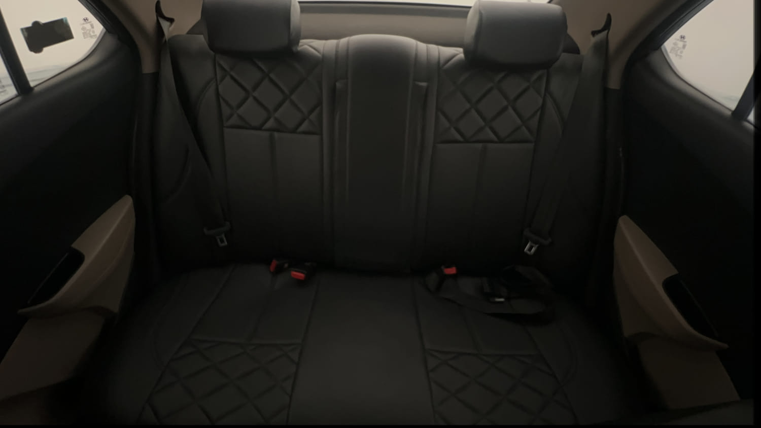 Used 2015 Hyundai Xcent Base 1.2 Petrol Manual interior REAR SEAT CONDITION VIEW