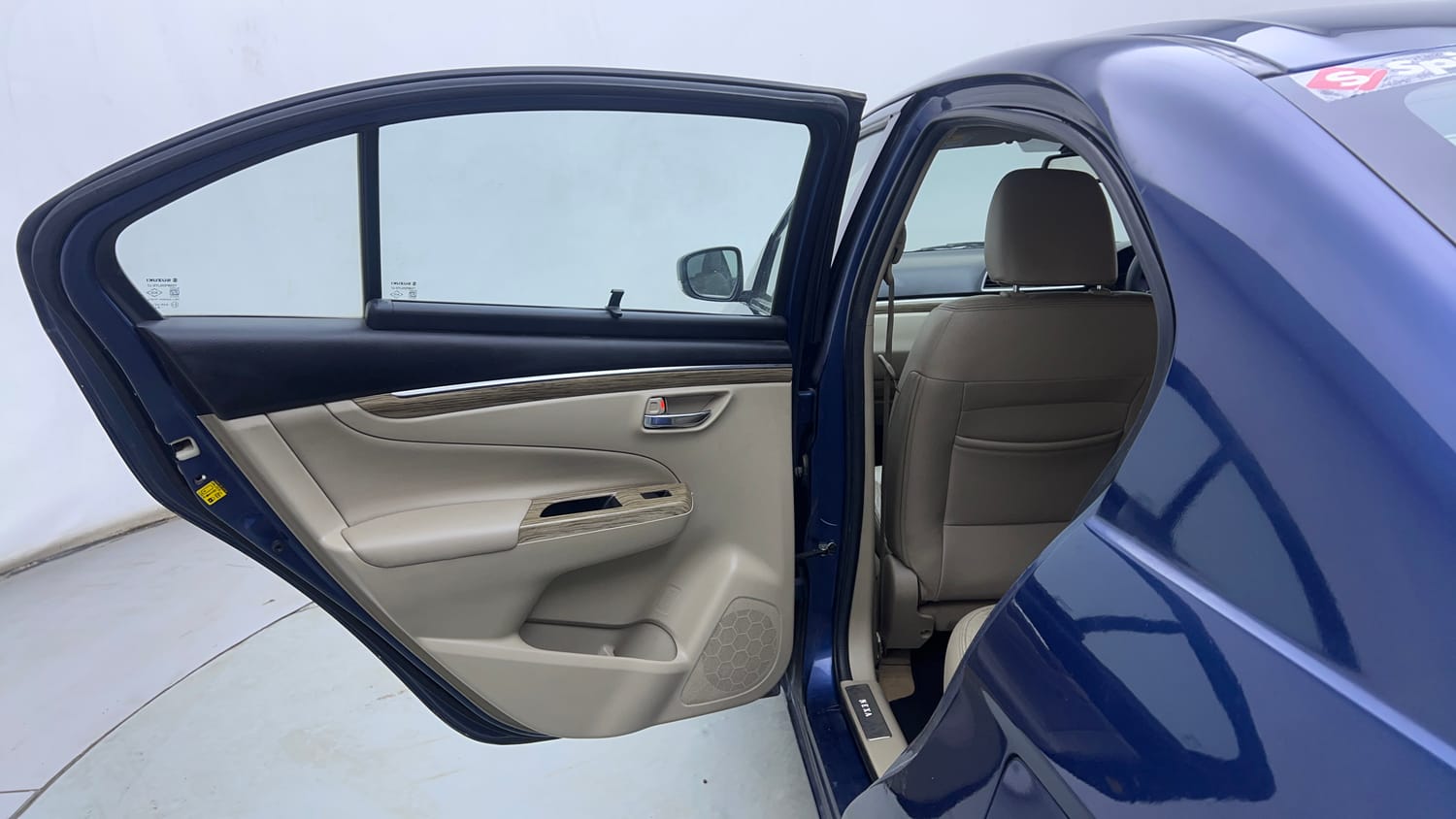 Used 2019 Maruti Suzuki Ciaz Alpha Hybrid 1.5 AT Petrol Automatic interior LEFT REAR DOOR OPEN VIEW