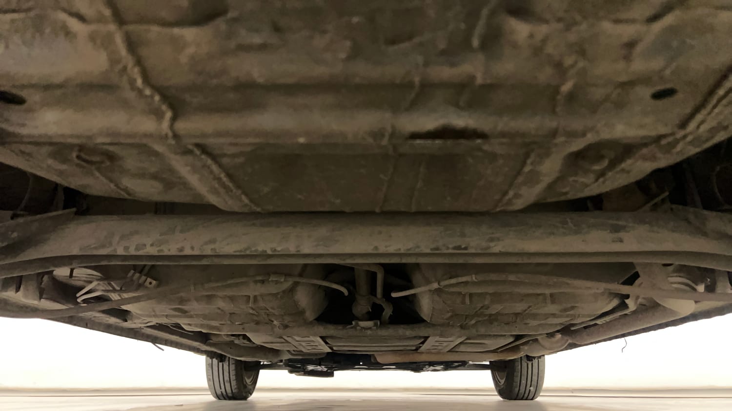 Used 2017 Honda Jazz V AT Petrol Petrol Automatic extra REAR UNDERBODY VIEW (TAKEN FROM REAR)