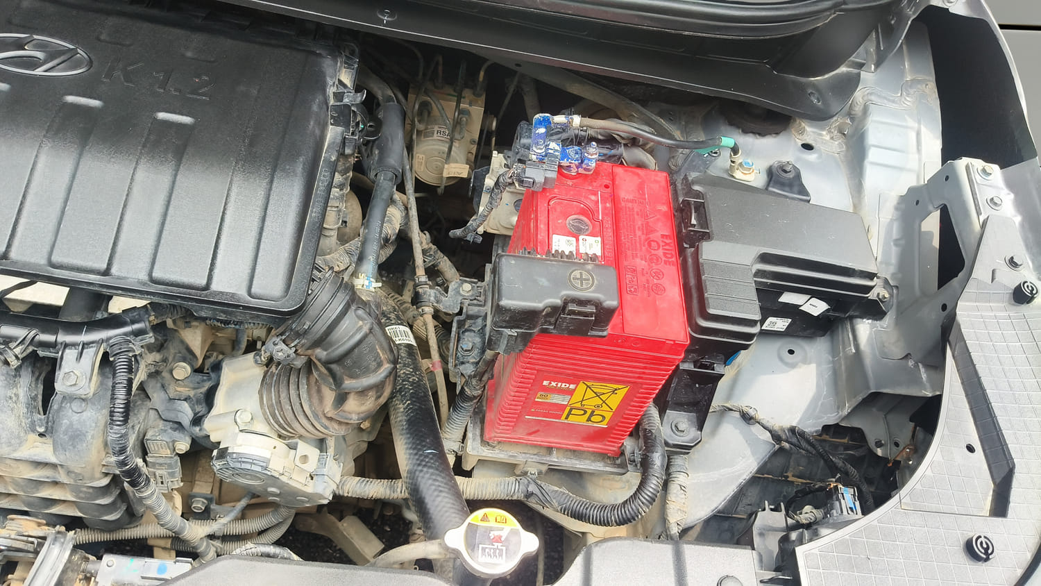 Used 2024 Hyundai Exter SX 1.2 MT Petrol Manual engine ENGINE LEFT SIDE VIEW
