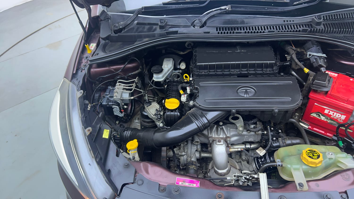 Used 2022 Tata Tigor XZA Plus Petrol Automatic engine ENGINE RIGHT SIDE VIEW