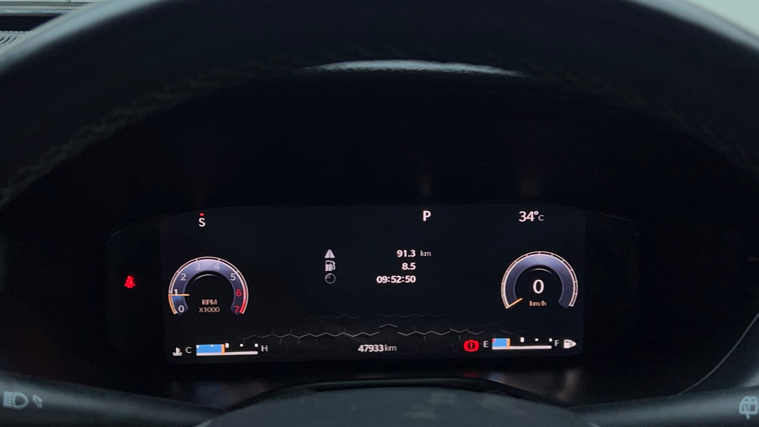 Used 2021 Jeep Compass Model S (O) 1.4 Petrol DCT Petrol Automatic interior CLUSTERMETER VIEW