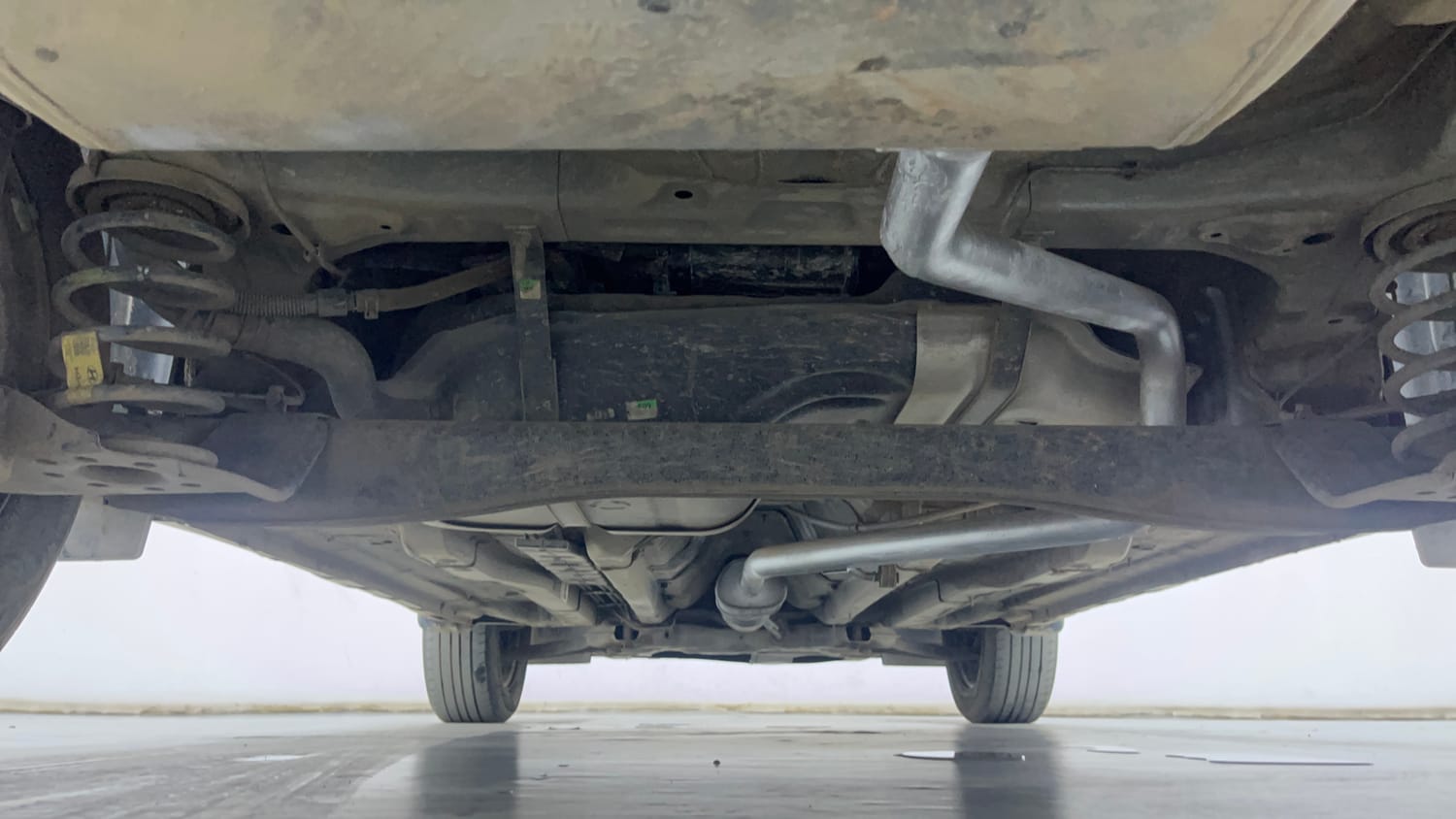Used 2022 Hyundai Creta S 1.5 Petrol iMT Petrol Manual extra REAR UNDERBODY VIEW (TAKEN FROM REAR)