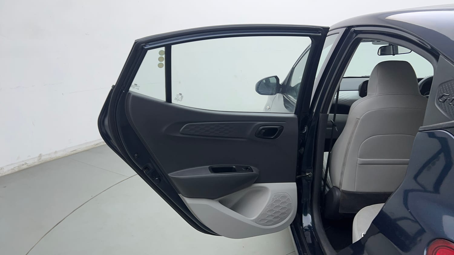 Used 2021 Hyundai Grand i10 Nios Magna 1.2 Kappa VTVT Petrol Manual interior LEFT REAR DOOR OPEN VIEW