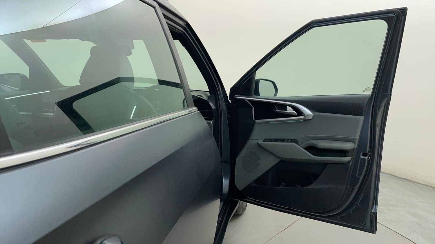 Used 2024 Kia Carens X Line 1.5 Diesel AT 6 STR Diesel Automatic interior RIGHT FRONT DOOR OPEN VIEW
