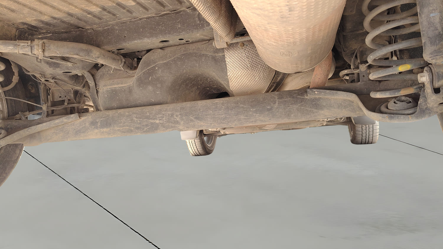 Used 2019 Ford EcoSport Titanium + 1.5L Ti-VCT AT Petrol Automatic extra REAR UNDERBODY VIEW (TAKEN FROM REAR)