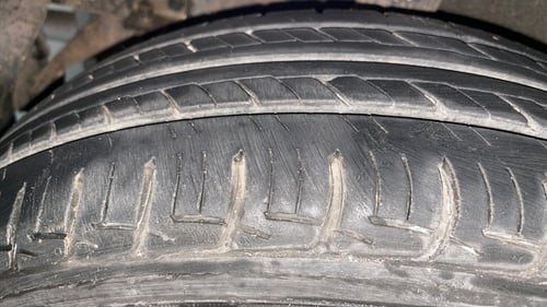 Used 2014 Hyundai Grand i10 Asta 1.2 Kappa VTVT Petrol Manual tyres RIGHT REAR TYRE TREAD VIEW