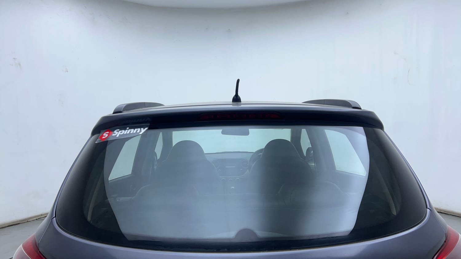 Used 2014 Hyundai Grand i10 Sportz AT 1.2 Kappa VTVT Petrol Automatic exterior BACK WINDSHIELD VIEW