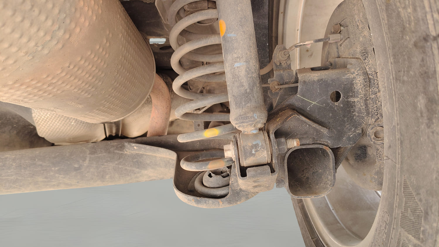 Used 2019 Ford EcoSport Titanium + 1.5L Ti-VCT AT Petrol Automatic extra REAR RIGHT UNDERBODY VIEW