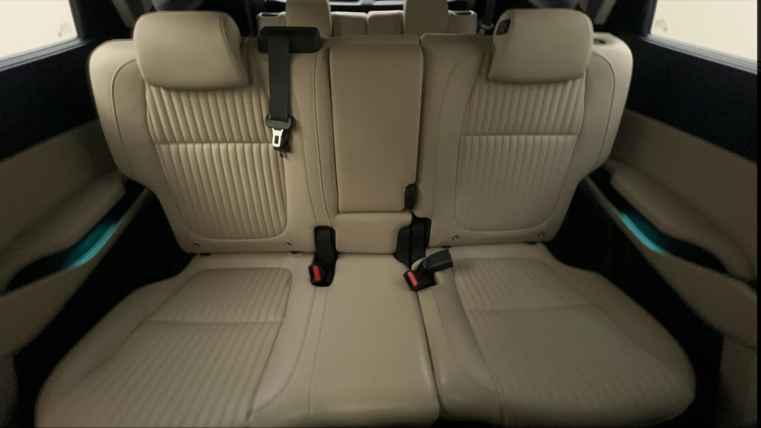 Used 2025 Kia Carens Clavis HTX Plus 1.5 Turbo Petrol 7STR MT Petrol Manual interior REAR SEAT CONDITION VIEW
