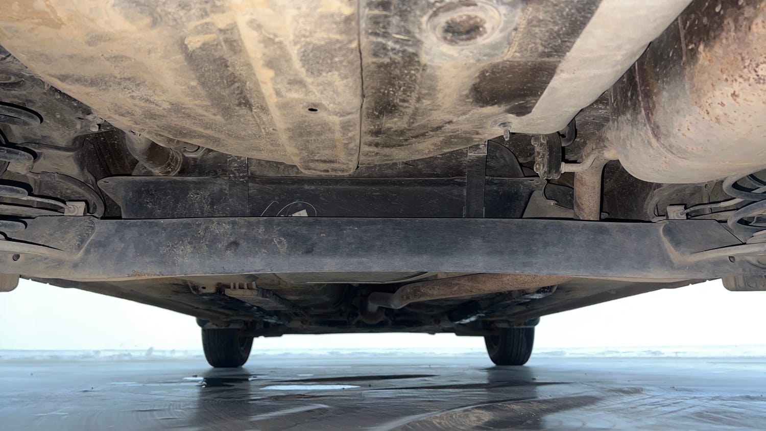 Used 2021 Hyundai Grand i10 Nios Magna 1.2 Kappa VTVT Petrol Manual extra REAR UNDERBODY VIEW (TAKEN FROM REAR)