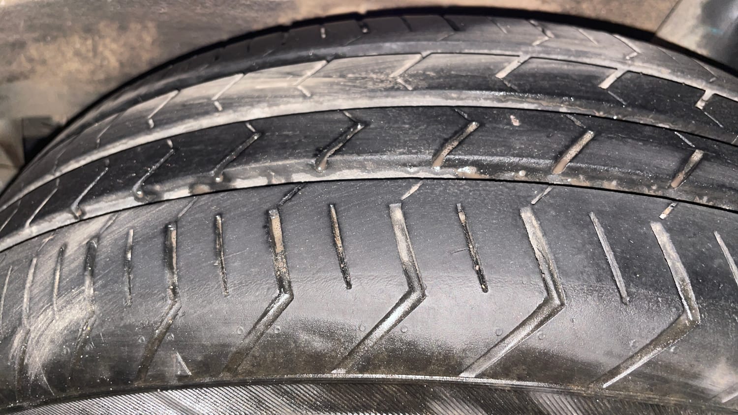 Used 2023 Maruti Suzuki Celerio ZXi Plus AMT Petrol Automatic tyres LEFT REAR TYRE TREAD VIEW