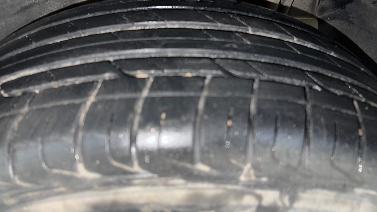 Used 2022 Tata Nexon XZA Plus (Premium) Petrol Automatic tyres LEFT REAR TYRE TREAD VIEW