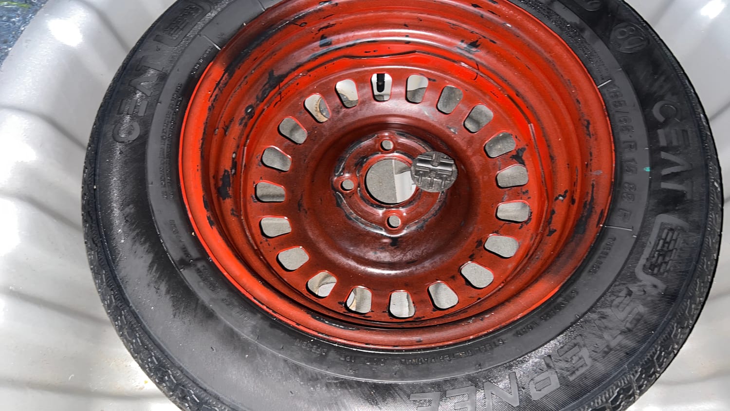 Used 2021 Nissan Magnite XL Petrol Manual tyres SPARE TYRE VIEW