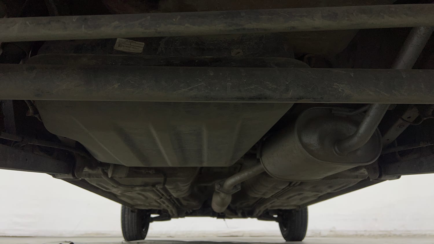 Used 2015 Maruti Suzuki Alto K10 VXi Petrol Manual extra REAR UNDERBODY VIEW (TAKEN FROM REAR)