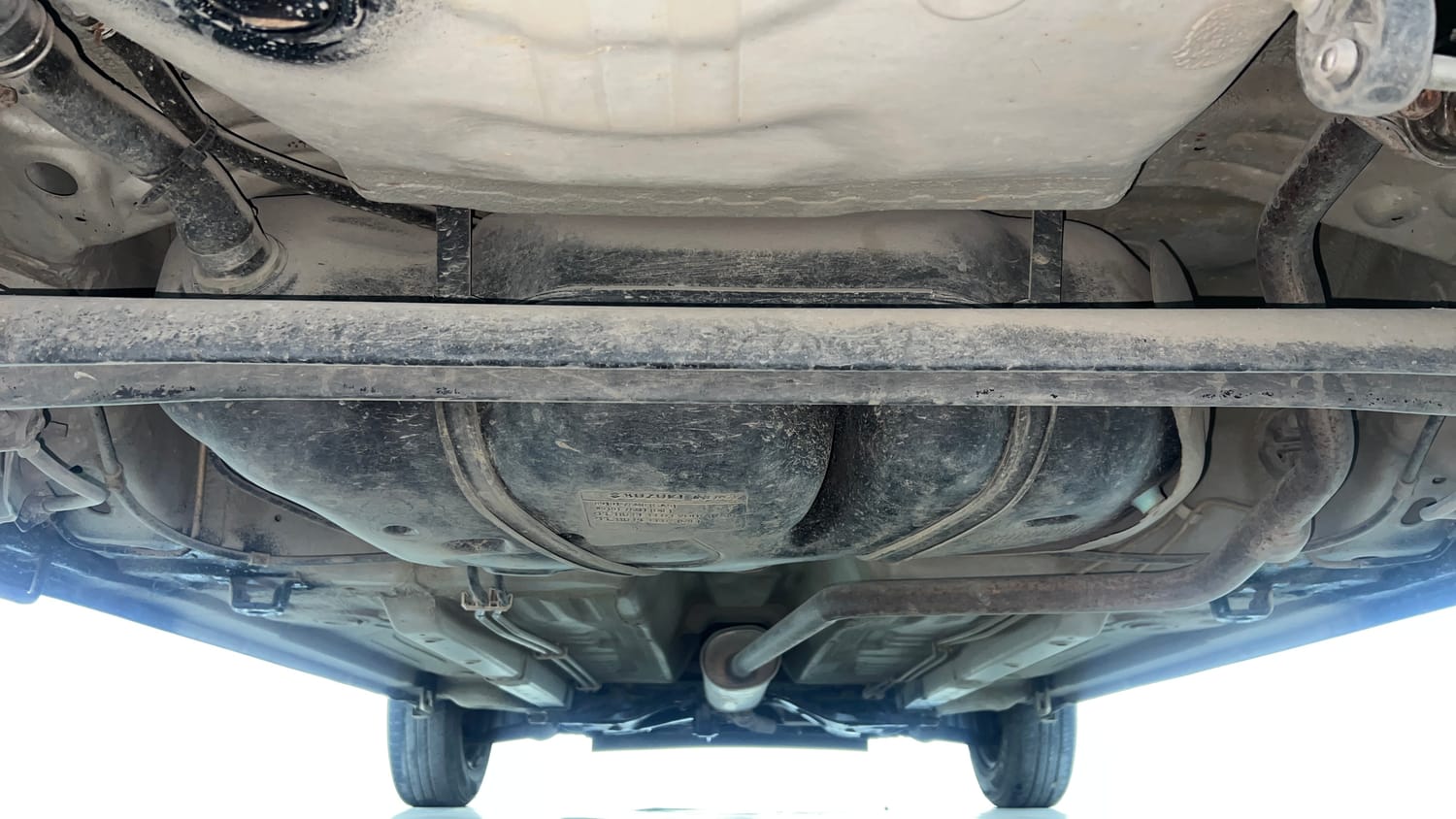 Used 2015 Maruti Suzuki Celerio VXi AMT Petrol Automatic extra REAR UNDERBODY VIEW (TAKEN FROM REAR)