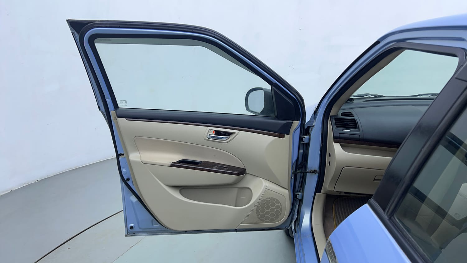 Used 2015 Maruti Suzuki Swift Dzire VXI Petrol Manual interior LEFT FRONT DOOR OPEN VIEW