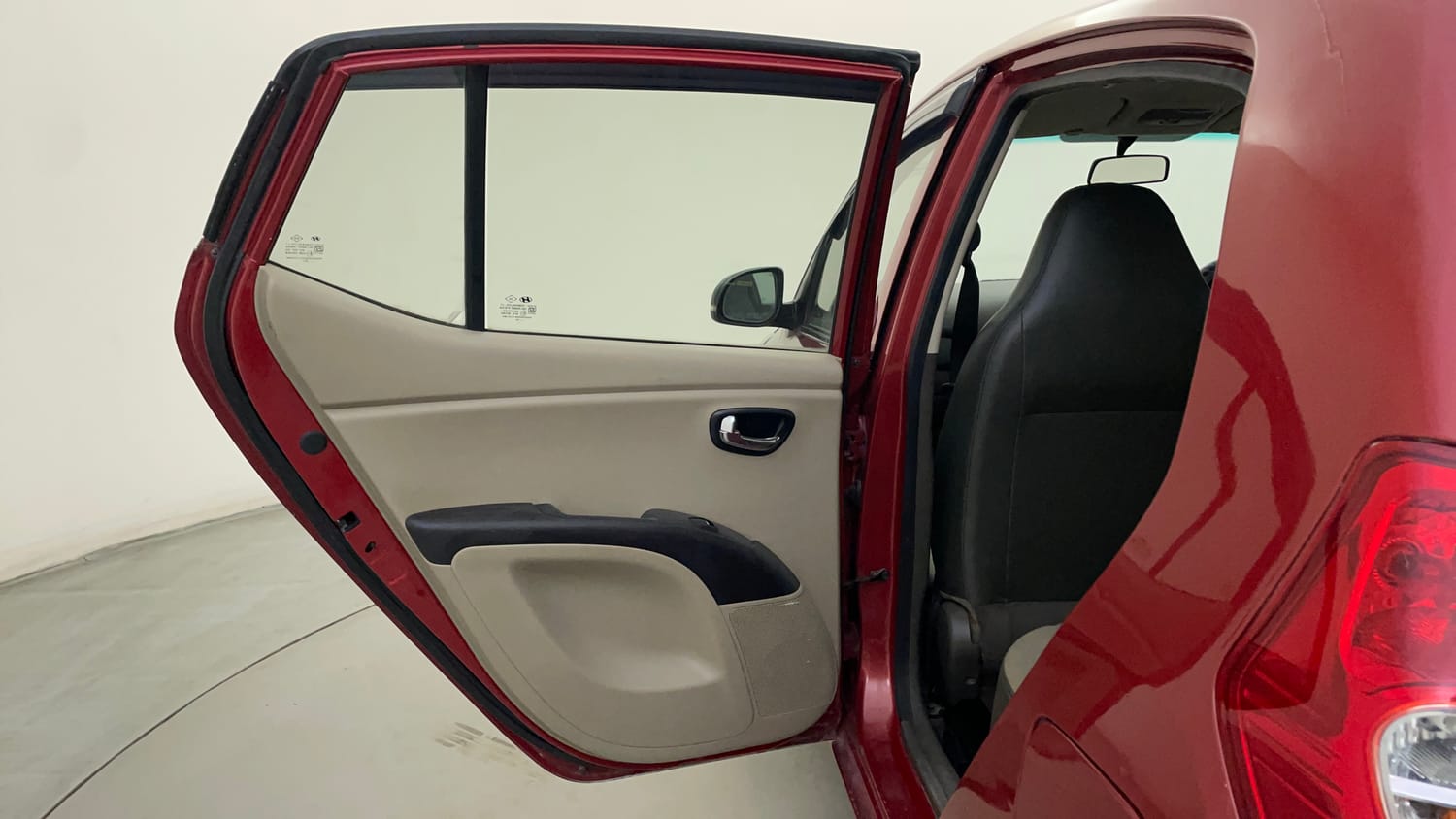 Used 2012 Hyundai i10 Sportz 1.2 AT Kappa2 Petrol Automatic interior LEFT REAR DOOR OPEN VIEW