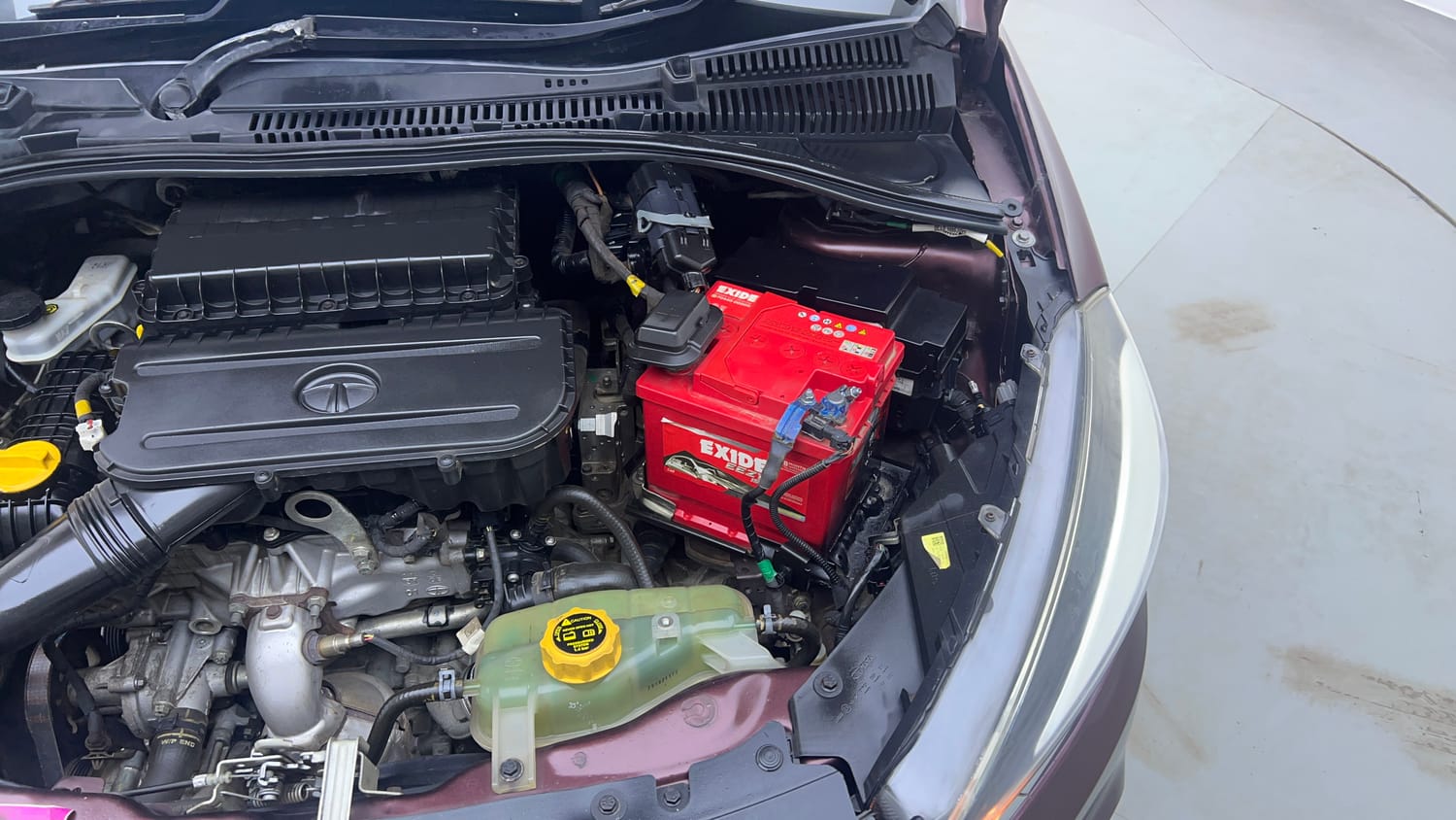 Used 2022 Tata Tigor XZA Plus Petrol Automatic engine ENGINE LEFT SIDE VIEW