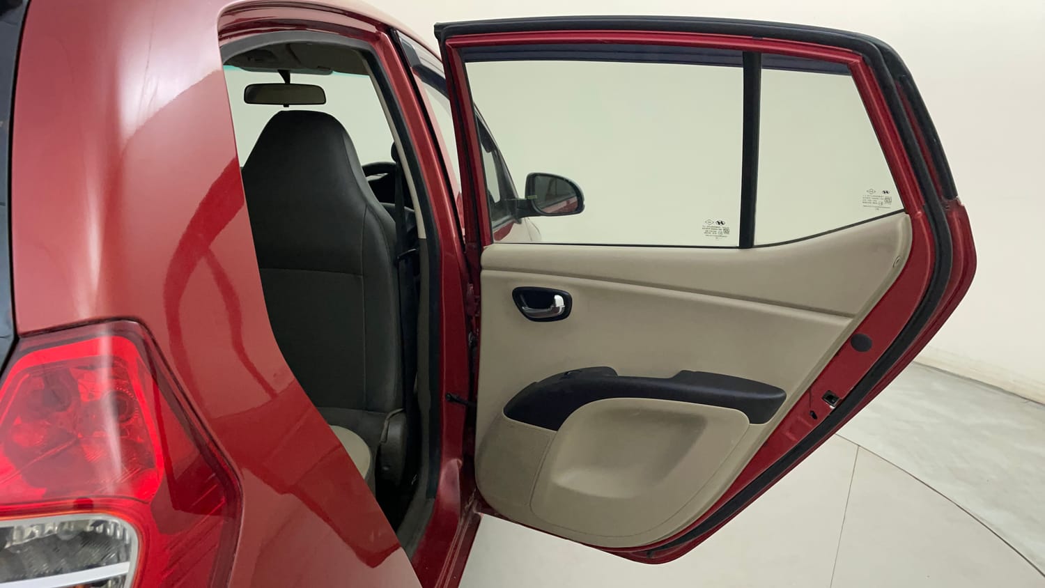 Used 2012 Hyundai i10 Sportz 1.2 AT Kappa2 Petrol Automatic interior RIGHT REAR DOOR OPEN VIEW