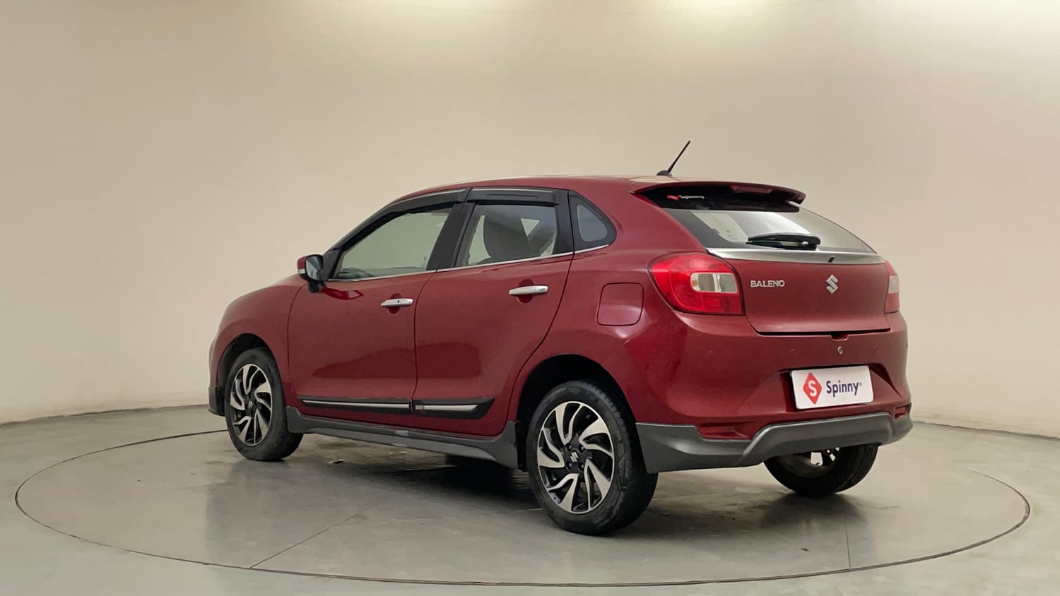Used 2019 Maruti Suzuki Baleno Zeta Petrol Manual exterior LEFT REAR CORNER VIEW