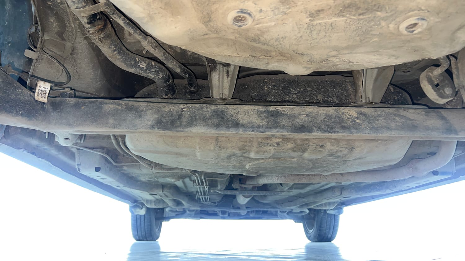 Used 2022 Tata Tigor XZA Plus Petrol Automatic extra REAR UNDERBODY VIEW (TAKEN FROM REAR)